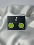 Earrings Lime Slice