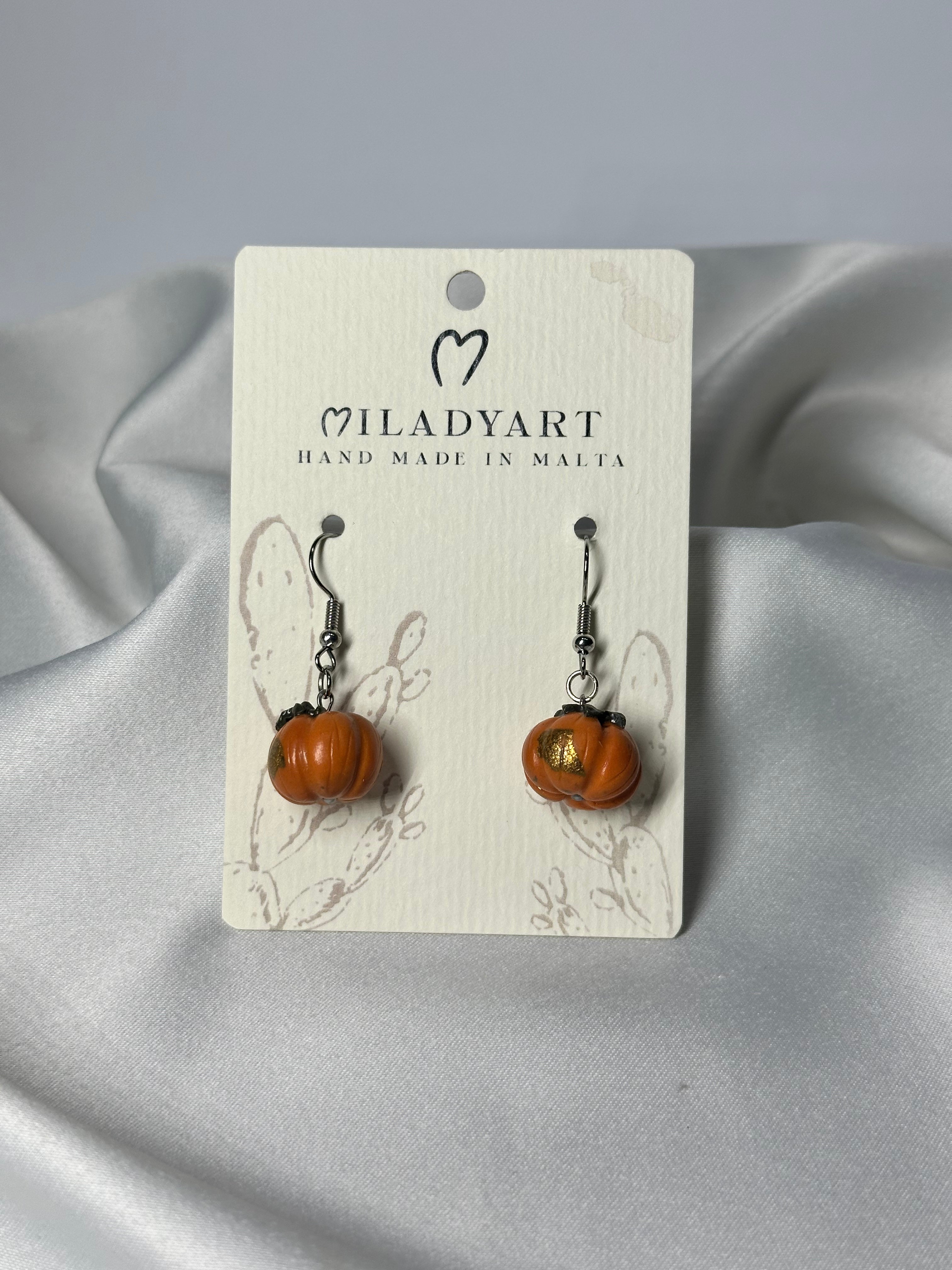 Earrings Pendent Pumpkin