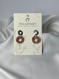Earrings Pendent  Chocolate Donuts
