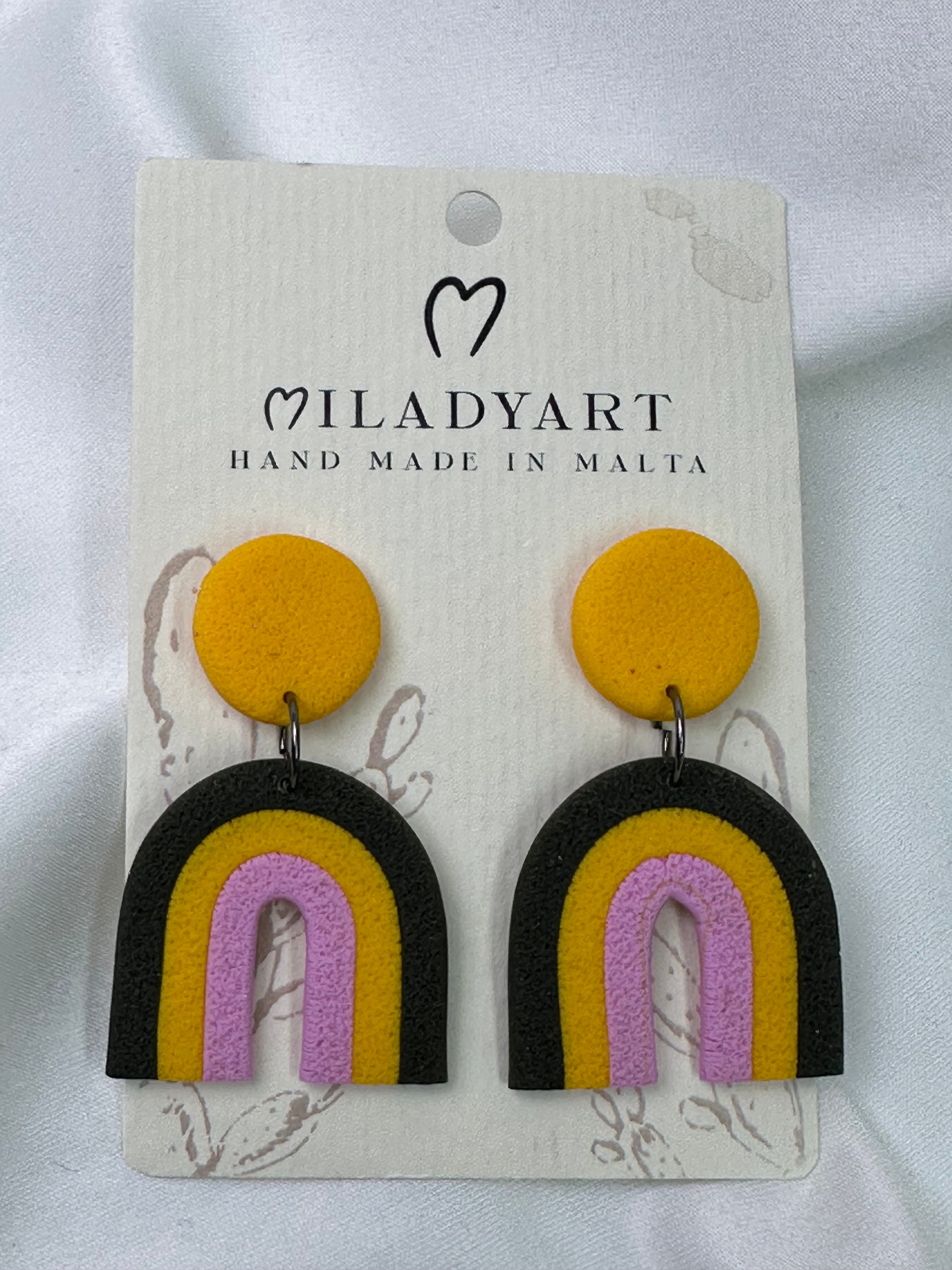 Earrings Pendant Rainbow