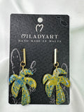 Earrings Pendant Palm