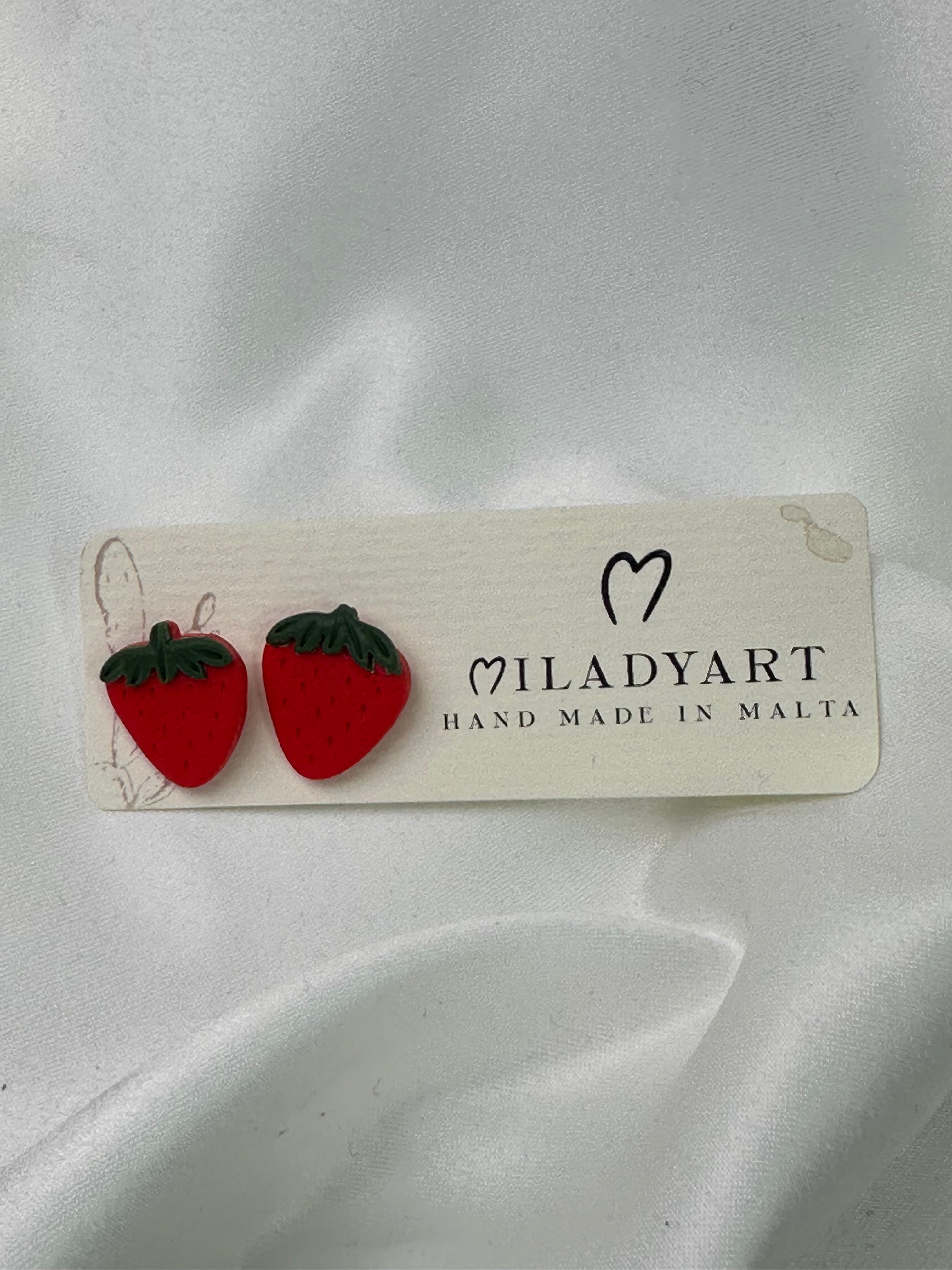 Earrings Strawberries