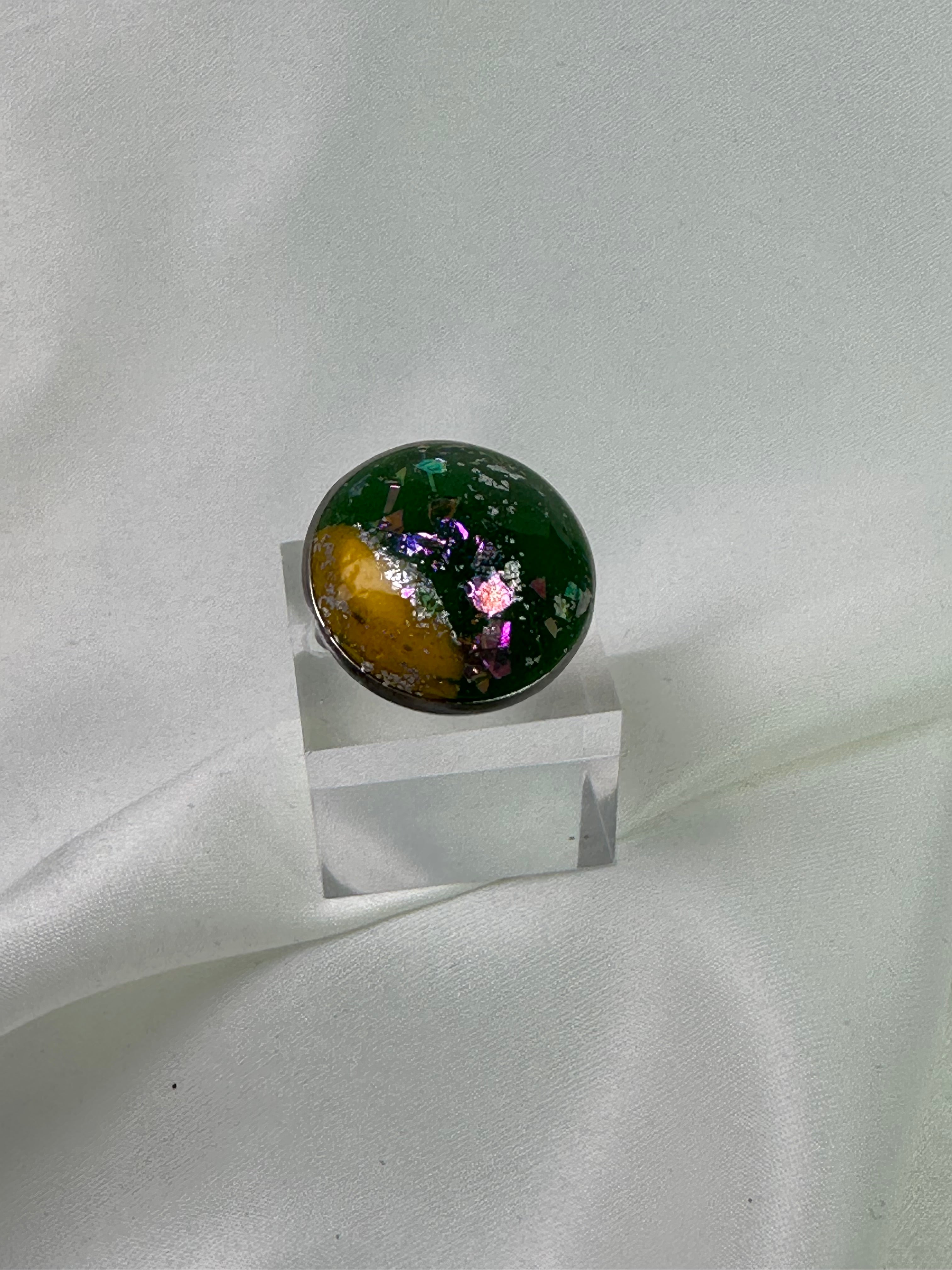 Ring Adjustable Size Big Mixed Colors