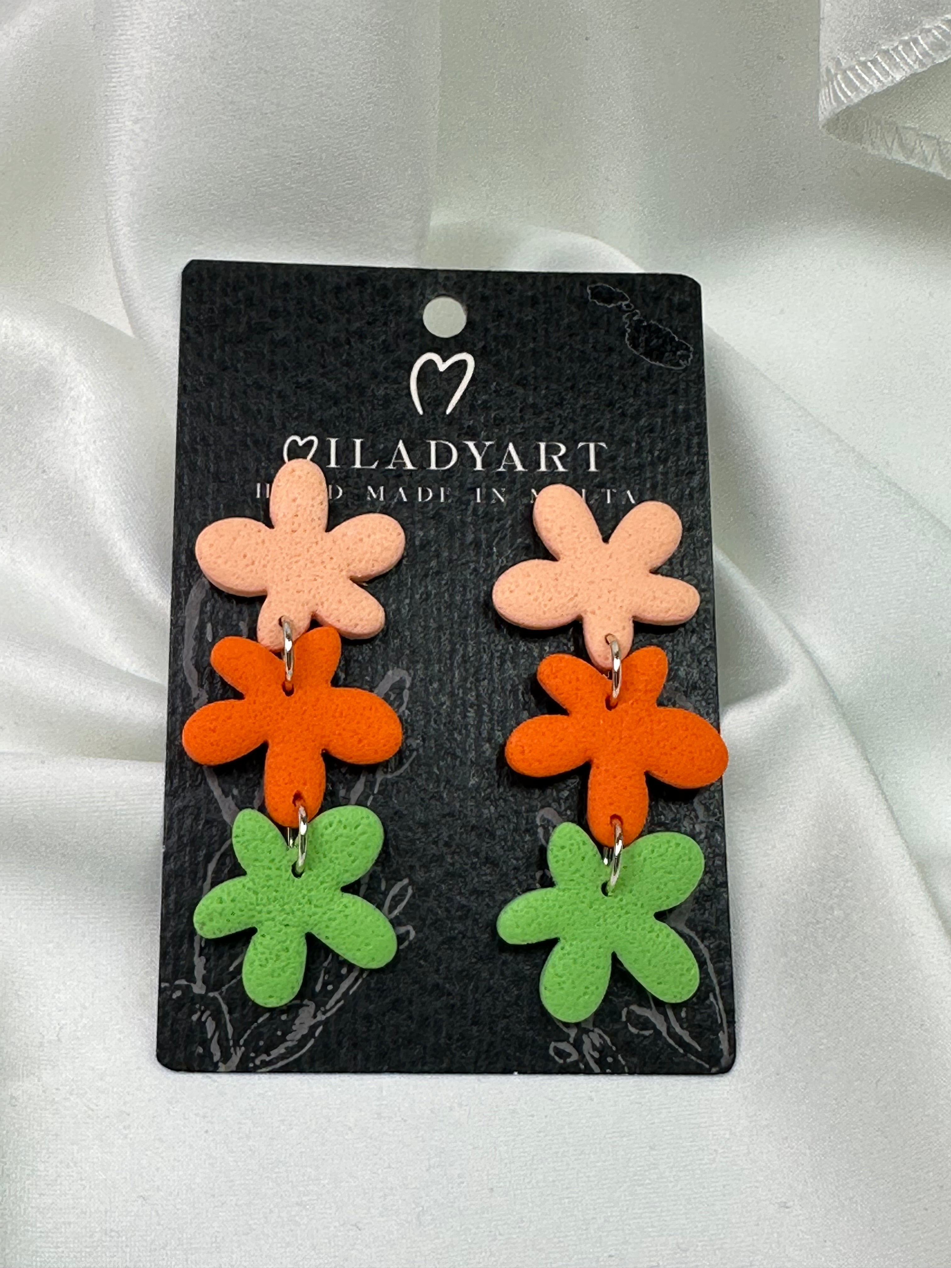 Earrings Pendant Flower