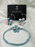 Earrings With Bracelet Mixed Colors