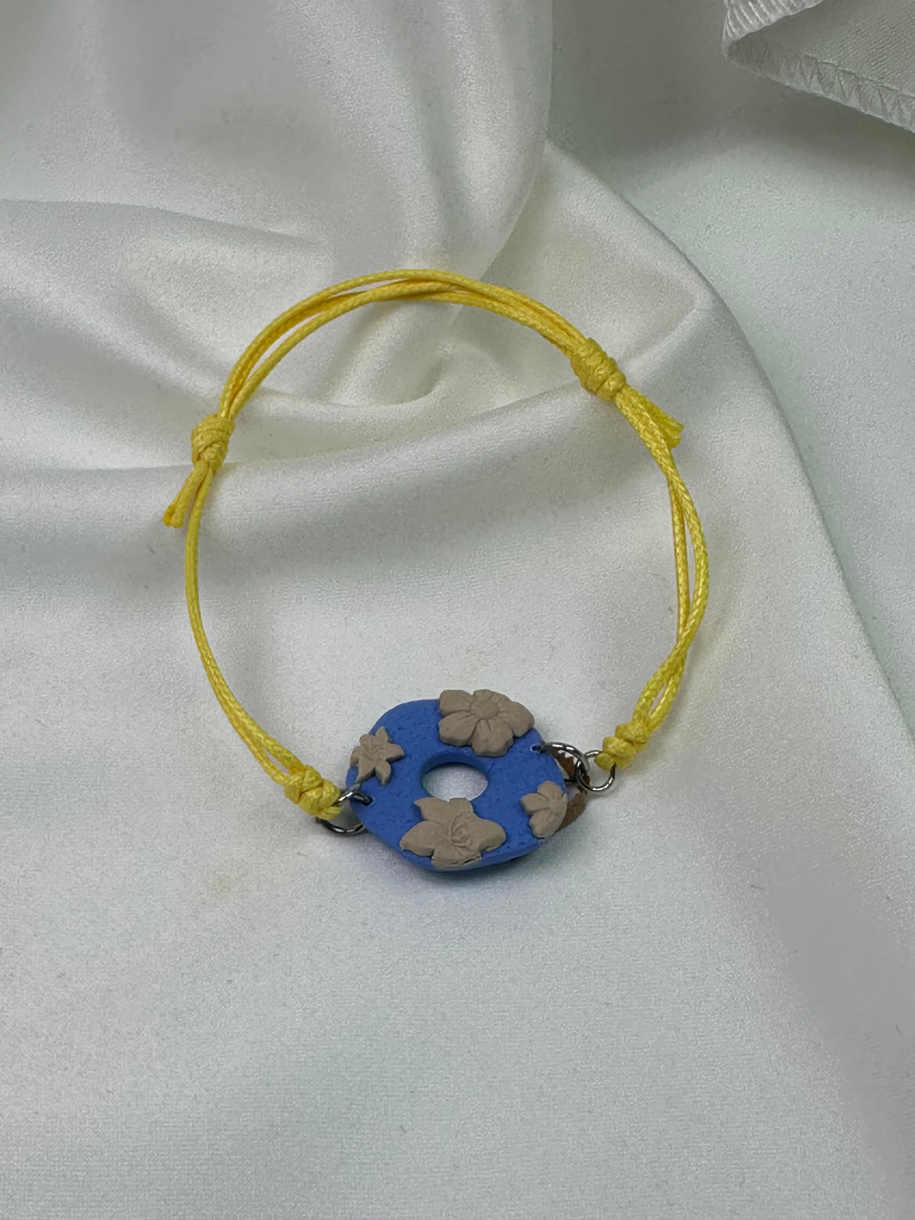 Bracelet Light Blue Yellow